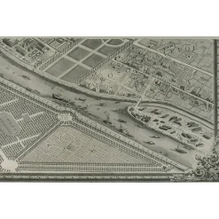 Boutiques de musées Estampe Plan Turgot - Planche n° 20 - Gros caillou et îles des cygnes Best
