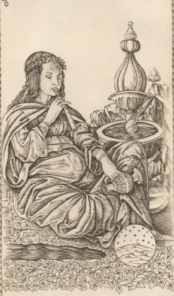 Art Moderne<Boutiques de musées Estampe Poesia, carte 27, Le Tarot de Mantegna - Cécile Reims