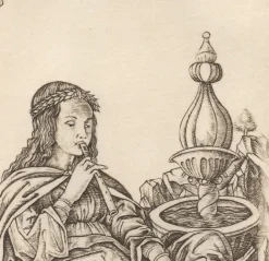 Art Moderne<Boutiques de musées Estampe Poesia, carte 27, Le Tarot de Mantegna - Cécile Reims