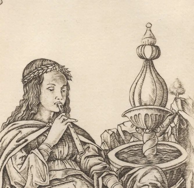 Art Moderne<Boutiques de musées Estampe Poesia, carte 27, Le Tarot de Mantegna - Cécile Reims