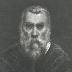 Boutiques de musées Estampe Portrait de Giacomo Robusti, dit