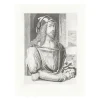 Boutiques de musées Estampe Portrait de l'artiste gravé par Emile Jean Sulpis d'après Albrecht Dürer Outlet