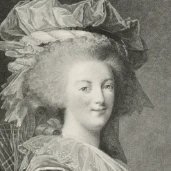 Boutiques de musées Estampe Portrait de Marie-Antoinette, en buste - Elisabeth Vigée Le Brun New