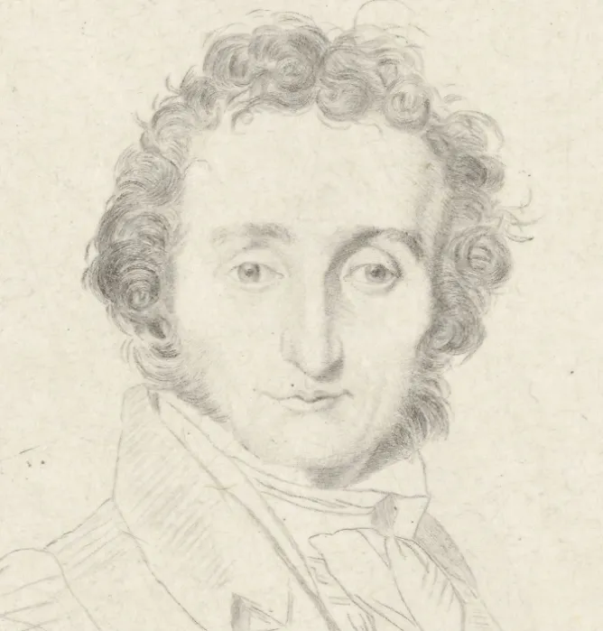 Personnages Et Évènements Historiques|Chefs D'Œuvre Des Musées<Boutiques de musées Estampe Portrait de Paganini violoniste et compositeur - Jean Auguste Dominique Ingres