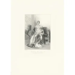 Personnages Et Évènements Historiques|Chefs D'Œuvre Des Musées<Boutiques de musées Estampe Portrait d'Hortense-Eugénie de Beauharnais, reine de Hollande