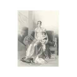 Personnages Et Évènements Historiques|Chefs D'Œuvre Des Musées<Boutiques de musées Estampe Portrait d'Hortense-Eugénie de Beauharnais, reine de Hollande