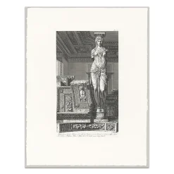 Boutiques de musées Estampe Rapprochement de divers fragments de la Salle de l'Institut - Louis-Pierre Baltard