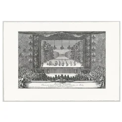 Personnages Et Évènements Historiques<Boutiques de musées Estampe Représentation du ballet de la Princesse d'Elide