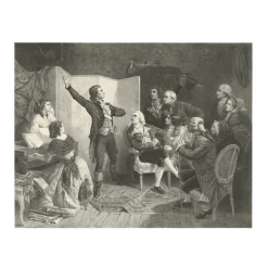 Personnages Et Évènements Historiques<Boutiques de musées Estampe Rouget de l'Isle chantant pour la première fois la Marseillaise