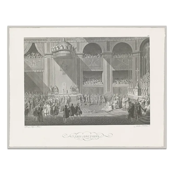Personnages Et Évènements Historiques<Boutiques de musées Estampe Sacre De Napoléon Les Onctions