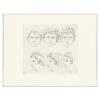 Dessins<Boutiques de musées Estampe Six têtes de Marc Aurèle jeune