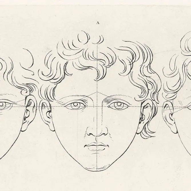 Dessins<Boutiques de musées Estampe Six têtes de Marc Aurèle jeune