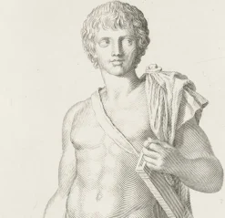 Chefs D'Œuvre Des Musées<Boutiques de musées Estampe Statue antique d'un gladiateur - Claude Mellan