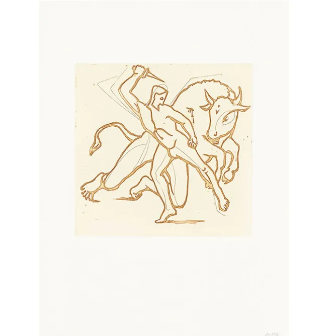 Art Moderne<Boutiques de musées Estampe Thésée et le Minotaure - Roderick Mead