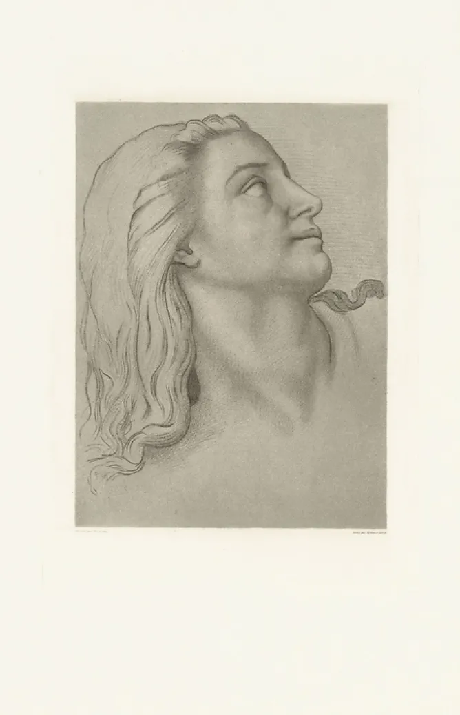 Boutiques de musées Estampe Tête de femme Best