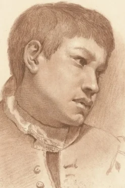 Boutiques de musées Estampe Tête de jeune garçon - Carrache Best