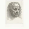 Dessins<Boutiques de musées Estampe Tête de vieillard - Léonard de Vinci