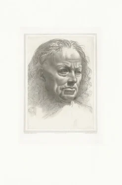 Dessins<Boutiques de musées Estampe Tête de vieillard - Léonard de Vinci