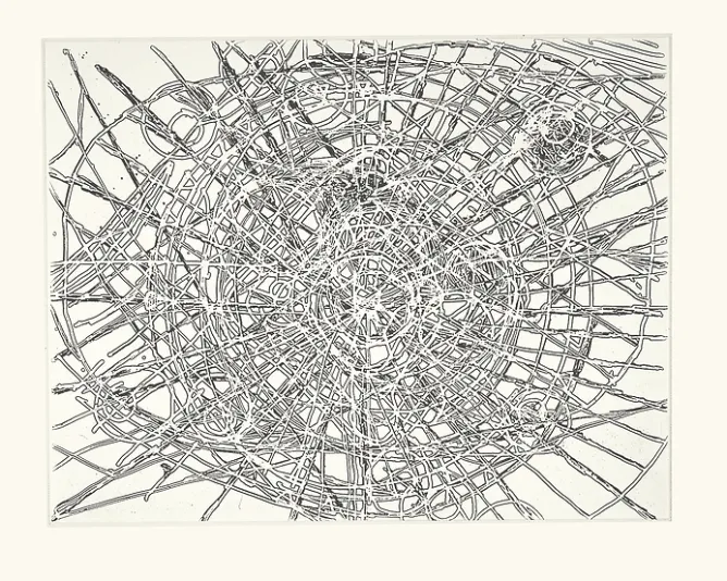 Boutiques de musées Estampe Untitled Louvre - Terry Winters 2001 Best