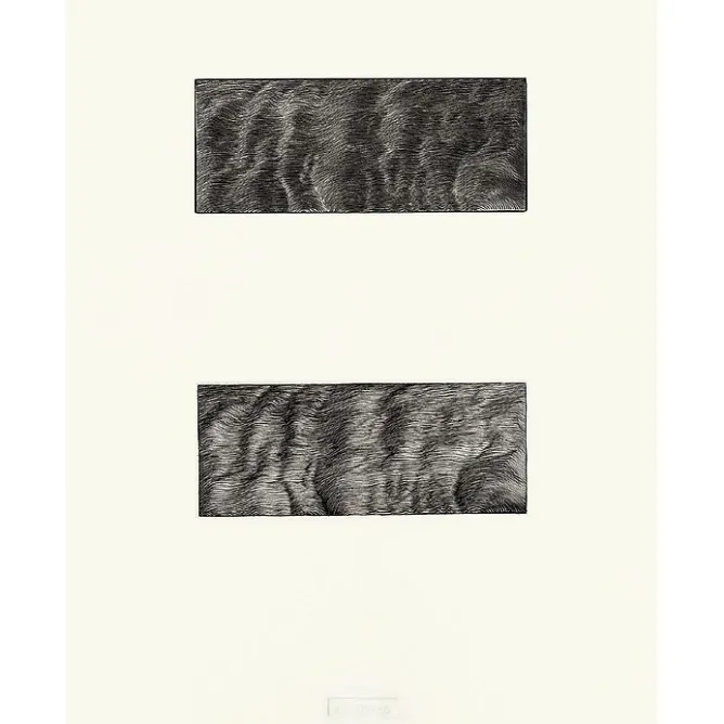 Créations Contemporaines<Boutiques de musées Estampe Vagues (wellen) - Markus Raetz 1995