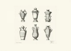 Architecture Et Villes<Boutiques de musées Estampe Vase d'époque Louis XII - Auguste Péquégnot
