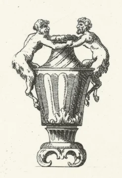 Architecture Et Villes<Boutiques de musées Estampe Vase d'époque Louis XII - Auguste Péquégnot