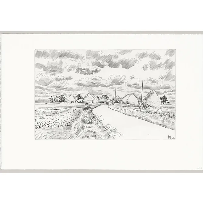 Art Moderne<Boutiques de musées Estampe Village aux meules - Louis-Joseph Soulas