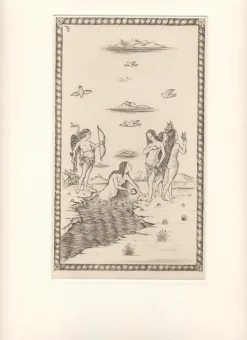 Boutiques de musées Estampe Vénus, carte 43, Le Tarot de Mantegna - Cécile Reims Outlet