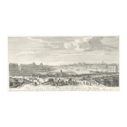 Boutiques de musées Estampe Vue de Paris, prise du milieu du Pont-Neuf New