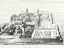 Boutiques de musées Estampe Vue Générale De L'Abbaye Online