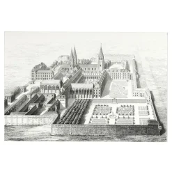 Boutiques de musées Estampe Vue Générale De L'Abbaye Online