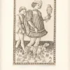 Boutiques de musées Estampe Zintilomo, carte 5, Le Tarot de Mantegna - Cécile Reims Sale