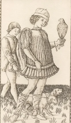 Boutiques de musées Estampe Zintilomo, carte 5, Le Tarot de Mantegna - Cécile Reims Sale