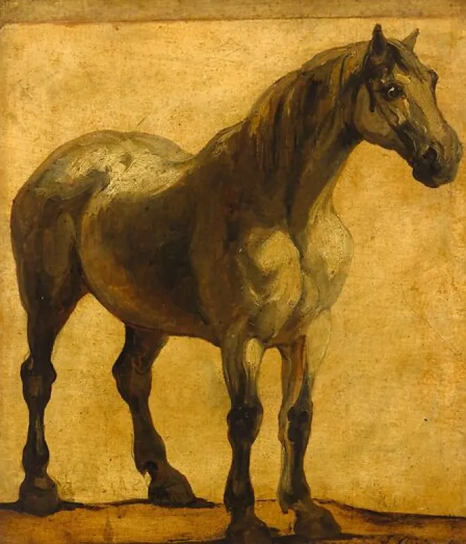 Boutiques de musées Etude de cheval (toiles sans cadre) New