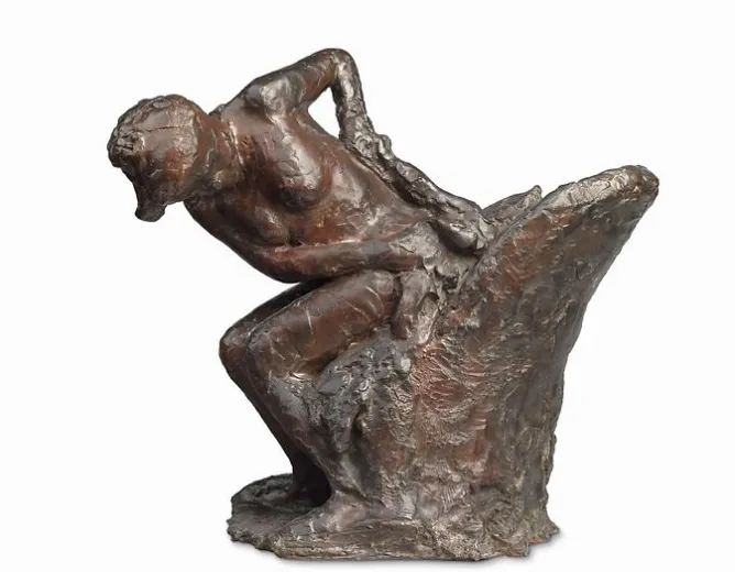 Panneaux Aluminium|Panneaux Acryliques<Boutiques de musées Femme assise dans un fauteuil s'essuyant le côté gauche (panneaux aluminium)