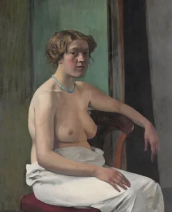 Boutiques de musées Femme assise à demi-nue (toiles encadrées) Clearance