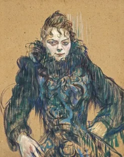 Panneaux Aluminium|Panneaux Acryliques<Boutiques de musées Femme au boa noir (détail), 1892 (panneaux aluminium)