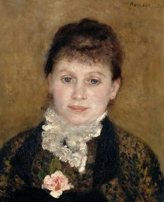 Toiles Sur Châssis|Toiles Sans Cadre<Boutiques de musées Femme au jabot blanc (toiles sur châssis)