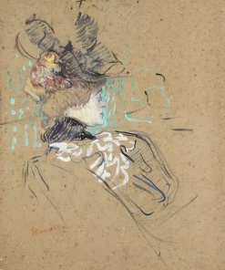 Panneaux Acryliques|Toiles Encadrées<Boutiques de musées Femme de profil (Madame Lucy) (détail), 1896 (panneaux acryliques)