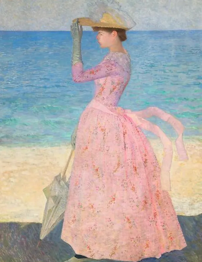 Affiches D'Art Encadrées|Toiles Sur Châssis<Boutiques de musées Femme à l'ombrelle (affiches d'art encadrées)