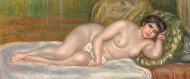 Boutiques de musées Femme nue couchée (affiches d'art) Sale