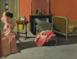 Panneaux Aluminium|Toiles Encadrées<Boutiques de musées Femme se coiffant (panneaux aluminium)
