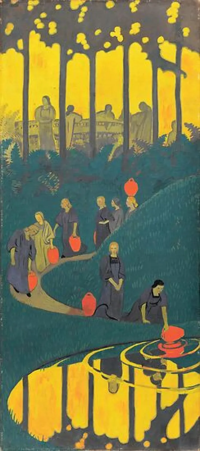 Affiches D'Art|Affiches D'Art Encadrées<Boutiques de musées Femmes à la source (affiches d'art)