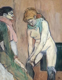 Boutiques de musées Femme tirant son bas, vers 1893-1894 (panneaux aluminium) Outlet