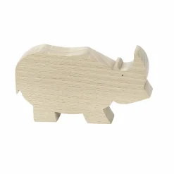 Boutiques de musées Figurine en bois François Pompon - Rhinocéros, Pompon Toys Clearance
