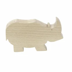 Boutiques de musées Figurine en bois François Pompon - Rhinocéros, Pompon Toys Clearance