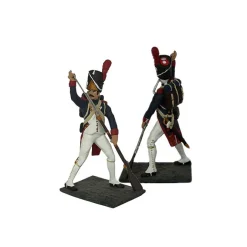 Boutiques de musées Figurine en métal Grenadier de la Garde rechargeant Clearance