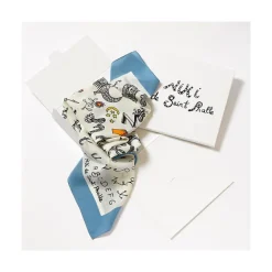 Foulards, Étoles, Châles<Boutiques de musées Foulard Blanc Alphabet Niki de Saint Phalle 70x70cm