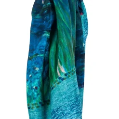 Boutiques de musées Foulard Nymphéas - Reflets verts Hot