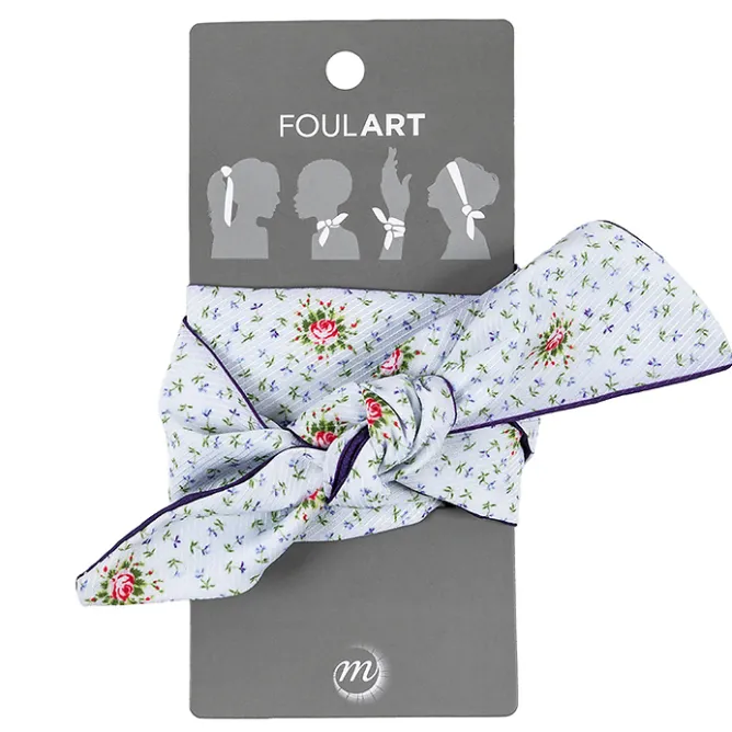 Accessoires Cheveux|Accessoires<Boutiques de musées FoulArt Roses et barbeaux